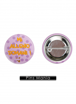 Mi Alleno Domani Pin
