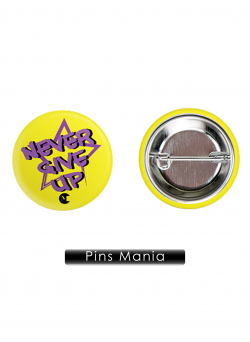 Never Give Up Pin